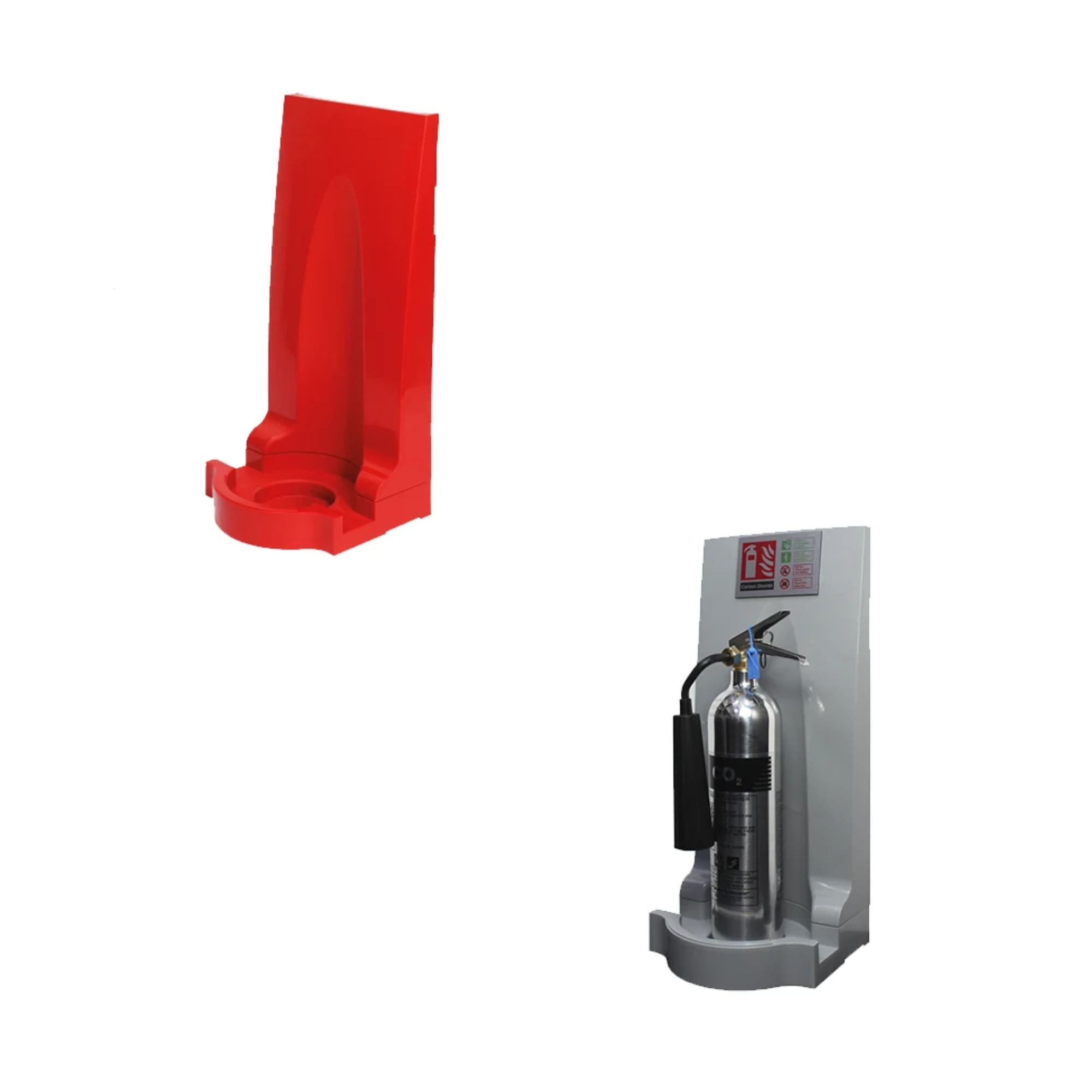 Modular Flat Pack Fire Extinguisher Stand | Easy Assembly