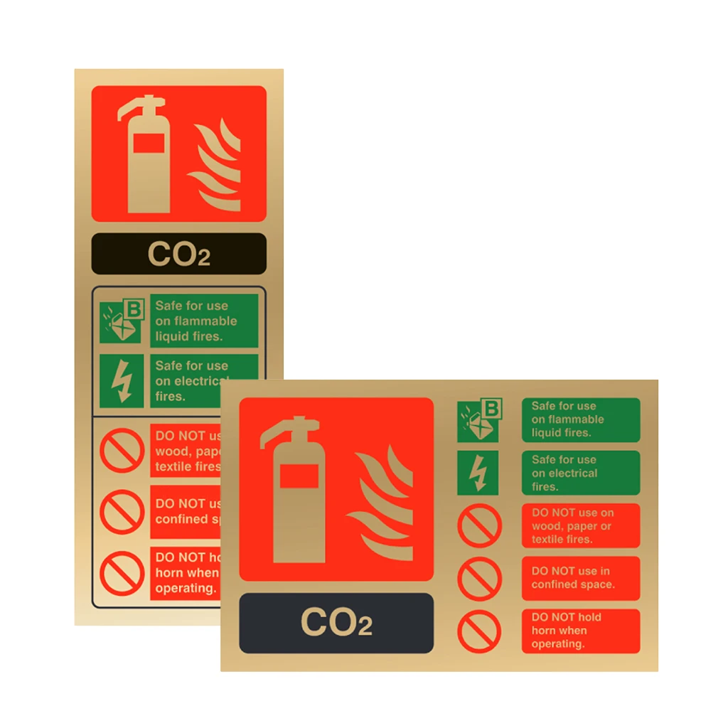 related product landscape-and-portrait-gold-co2-sign
