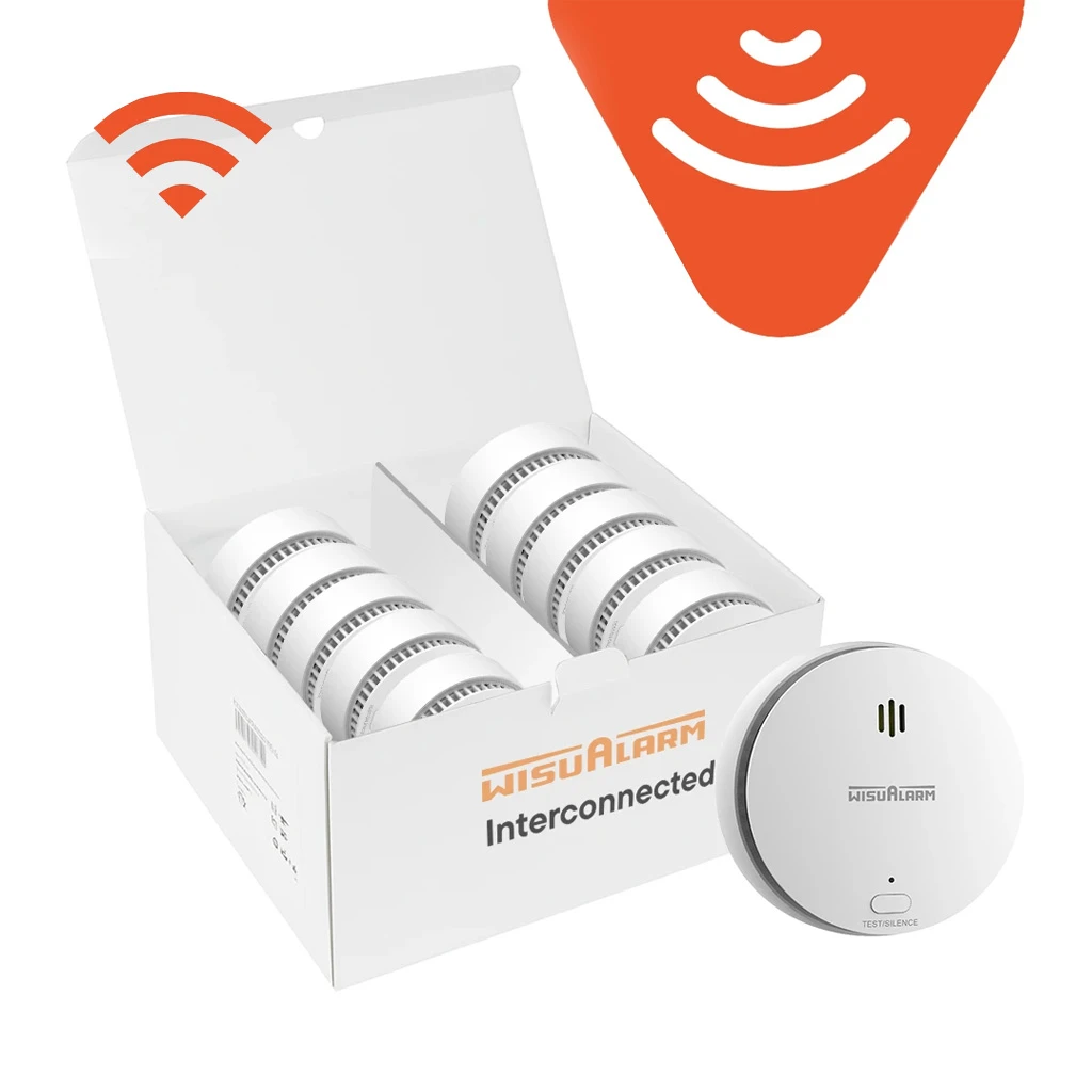 related product wisualarm-battery-smoke-alarm-interlinked-bundle-pack-of-10