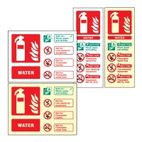 Fire Extinguisher Signs-cards